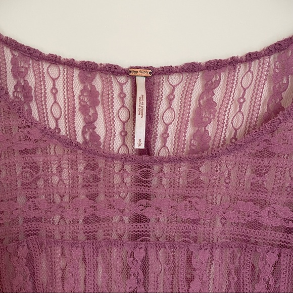 Free People oversized lace blouse - Picture 3 of 3